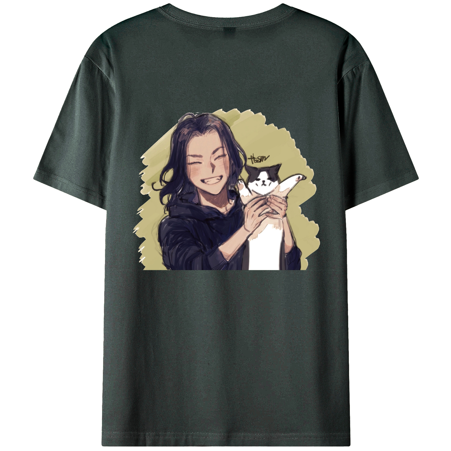 （画像用） 東京リベンジャーズ Tokyo Revengers 綿100％ メンズ半袖Tシャツ（バックプリント） 通気性